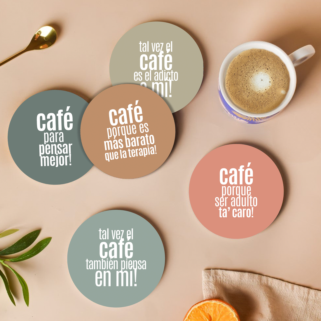 Colección Posavasos Café