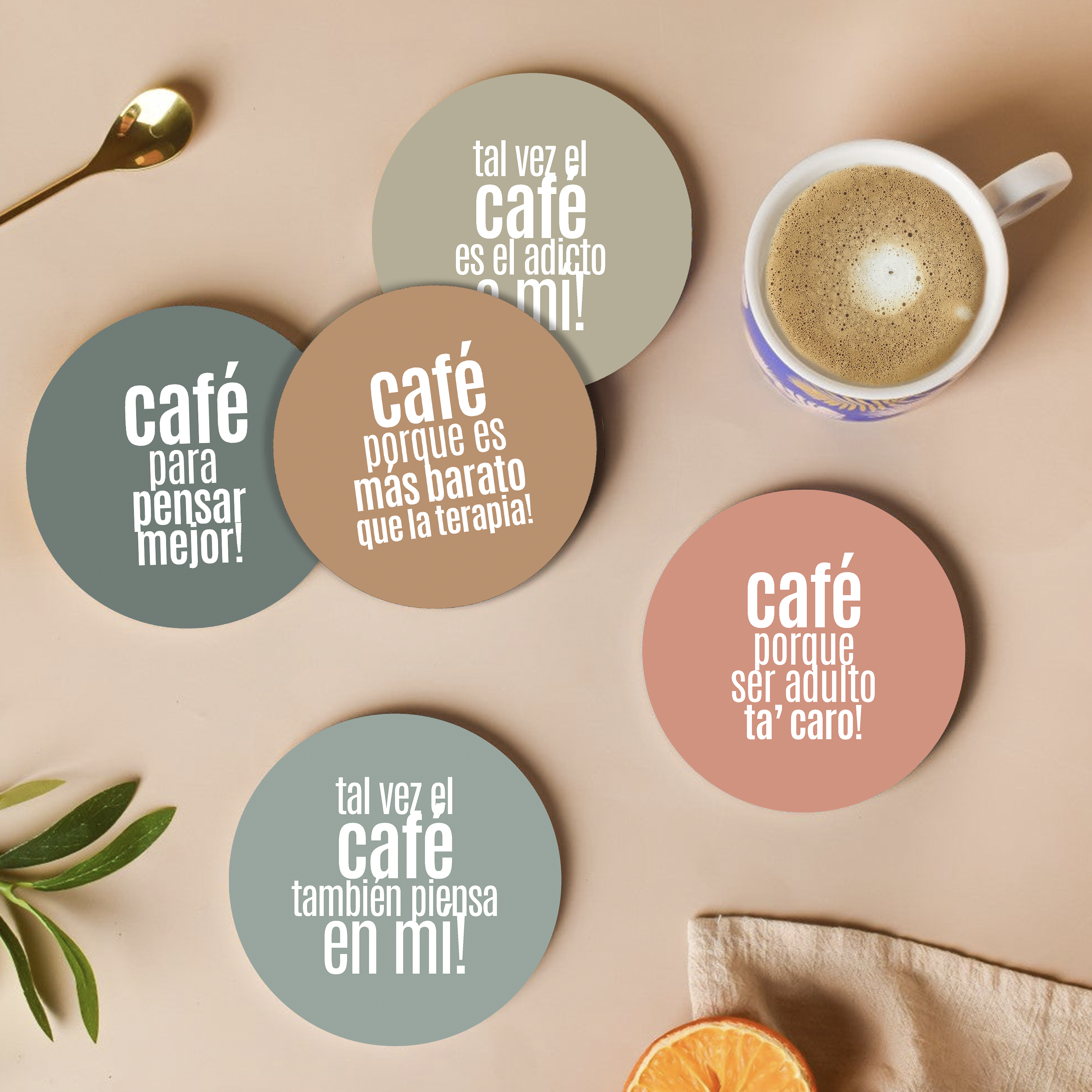 Colección Posavasos Café