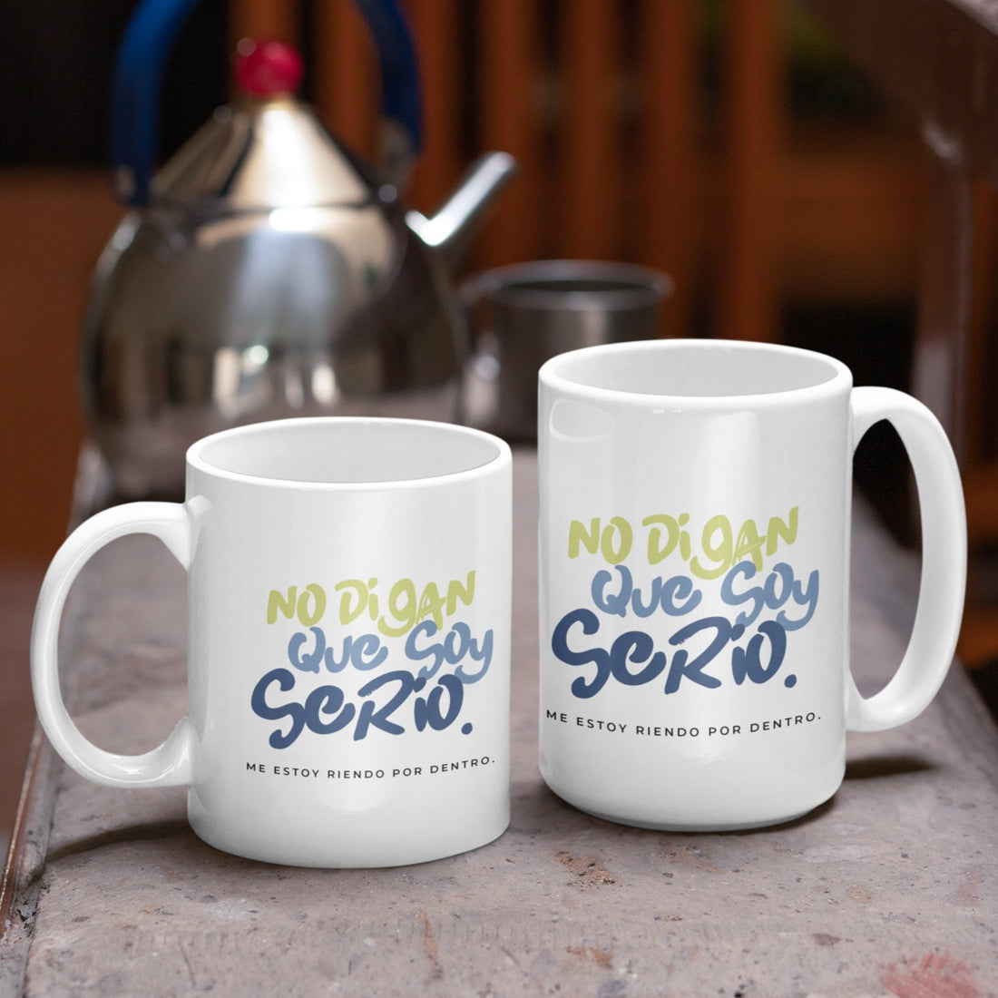 Taza No digan que soy serio. Me estoy riendo por dentro.