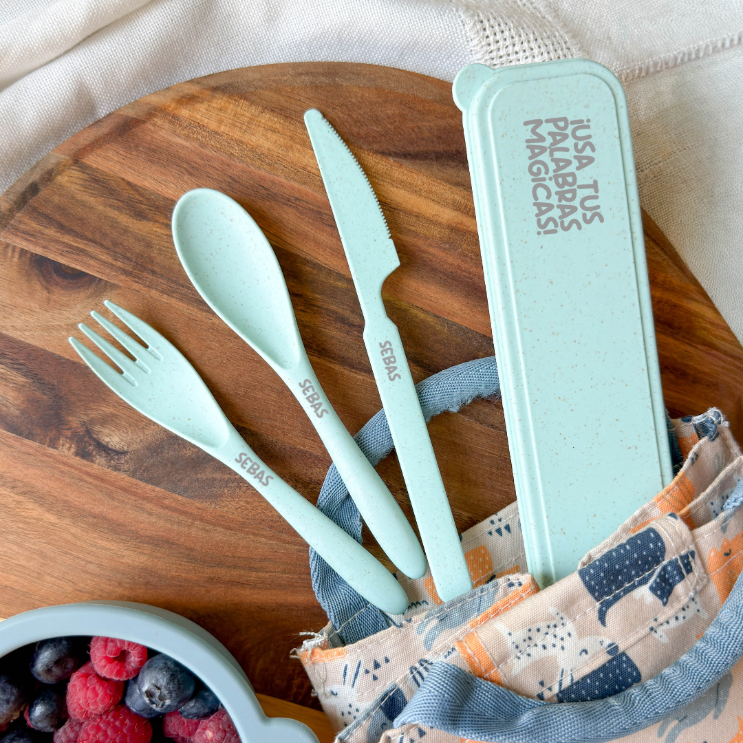 Cubiertos Bambú - ¡Usa tus palabras mágicas!