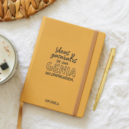 Libreta Pocket - Ideas y Garabatos de una genia incomprendida