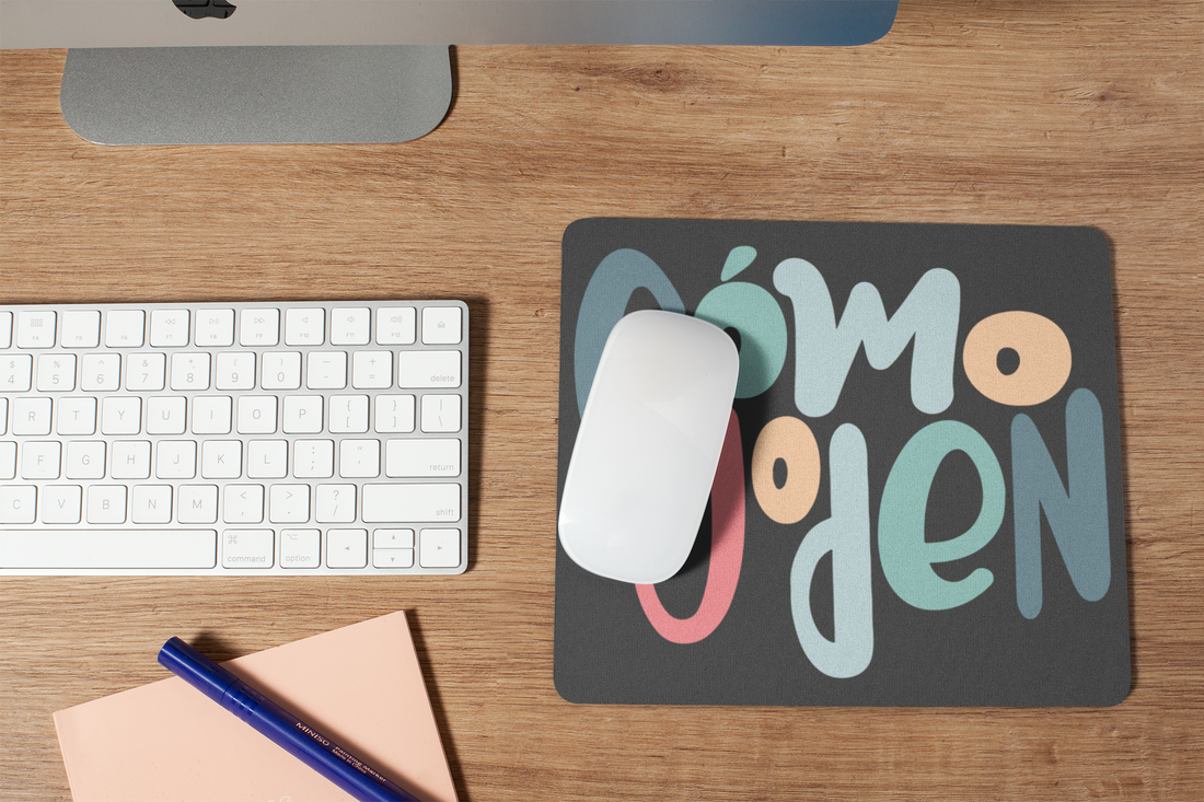 Mousepad Cómo Joden Fondo Oscuro
