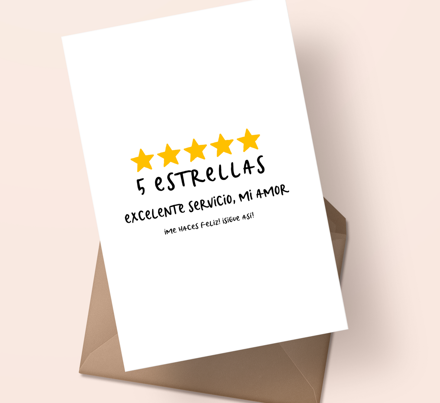 Postal 5 estrellas ¡Excelente servicio!