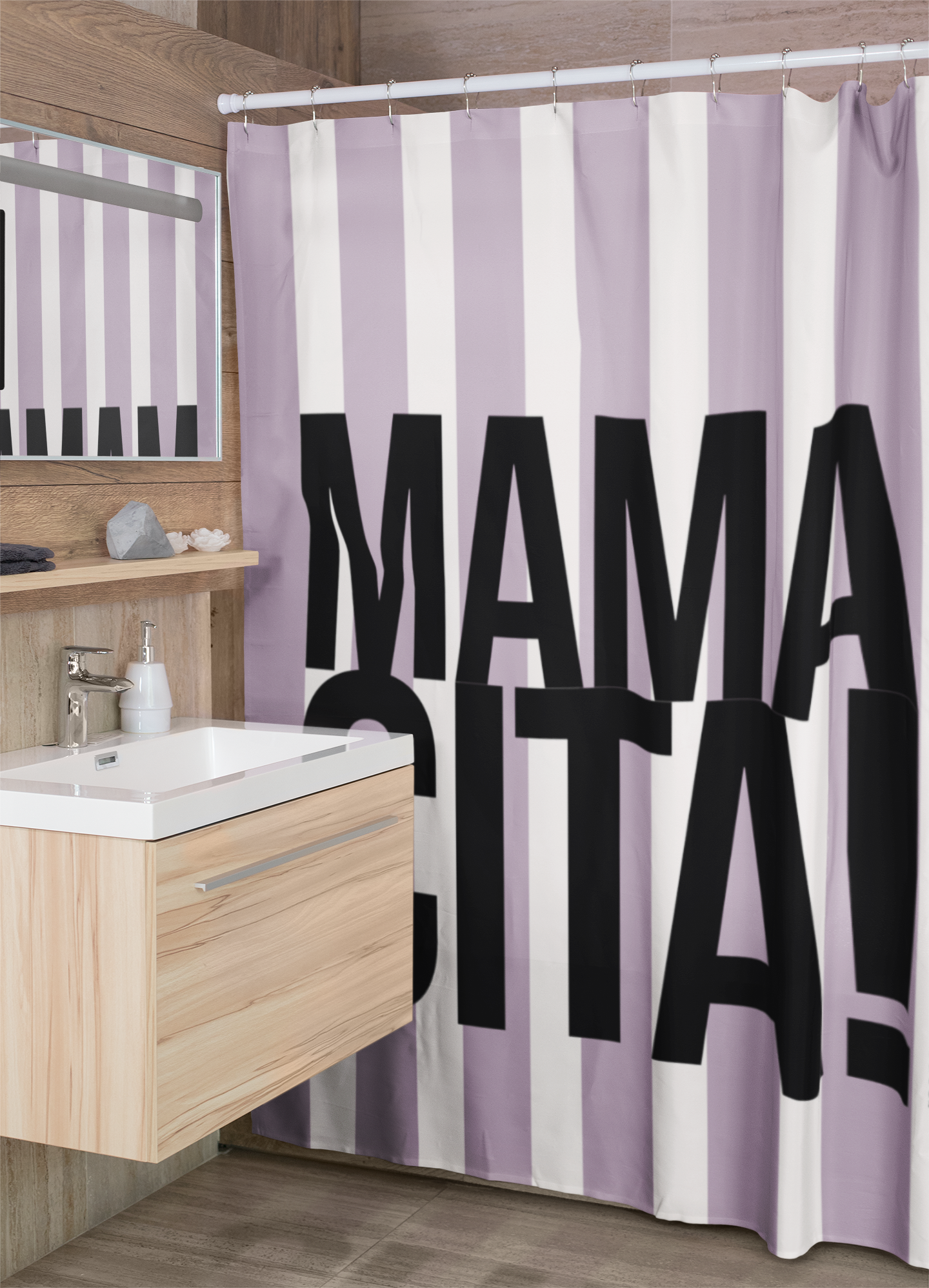 Cortina de Baño: Mamacita!