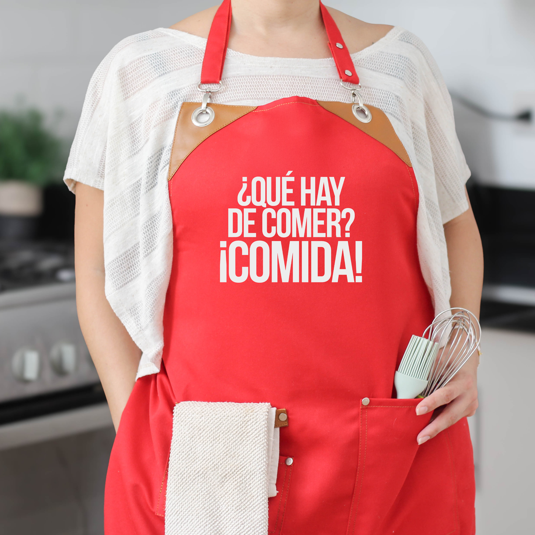 Mandil ¿Qué hay de comer? ¡Comida!