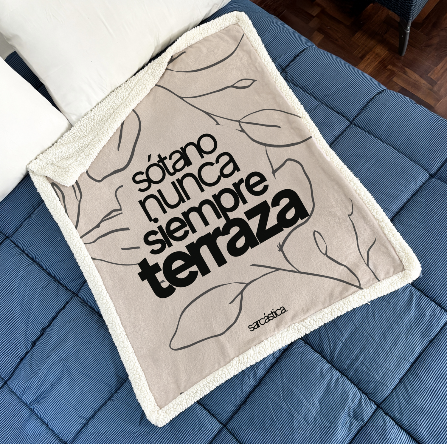 Manta Sótano nunca siempre terraza