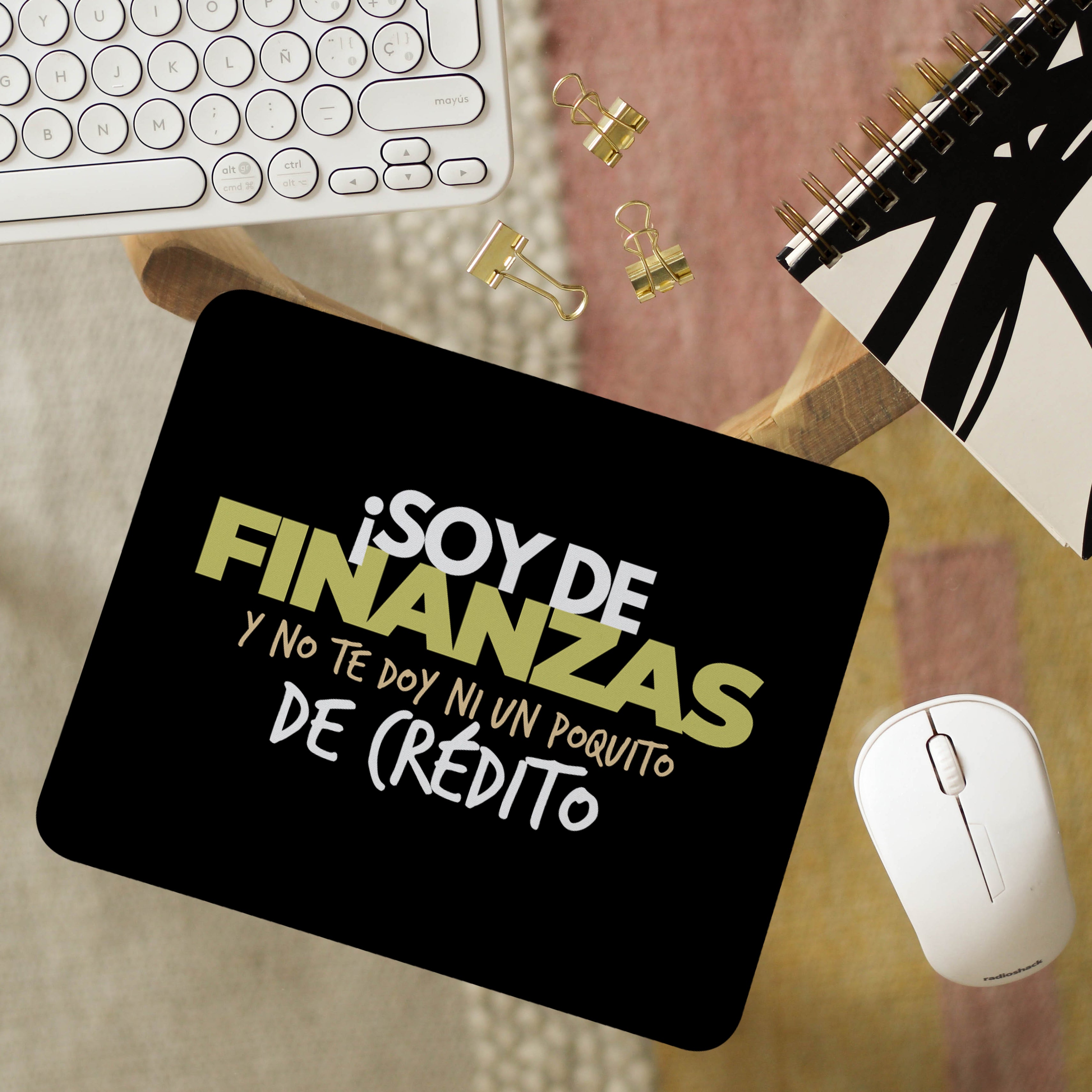 Mousepad Trabajo ¡Soy de finanzas!