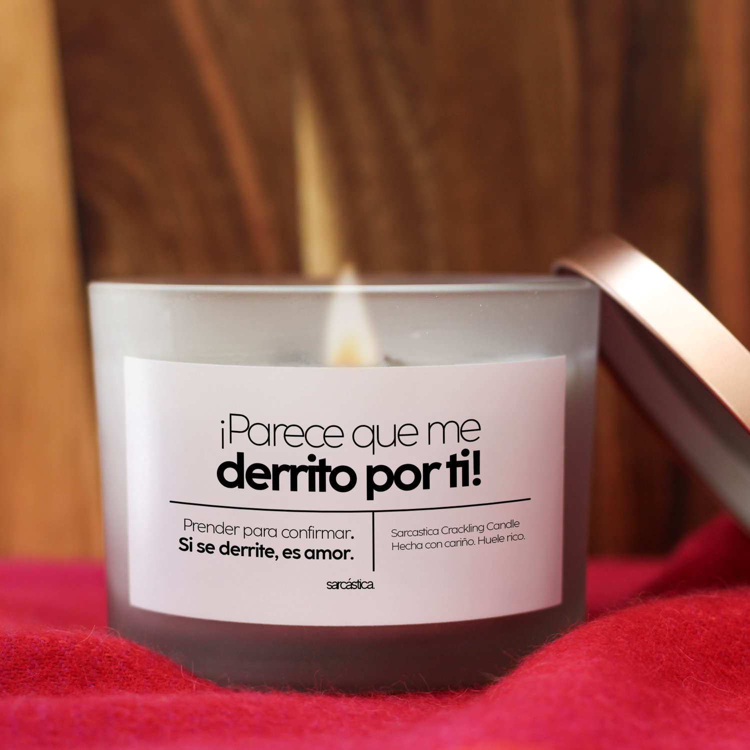 Vela Premium San Valentín - ¡Parece que me derrito por ti!