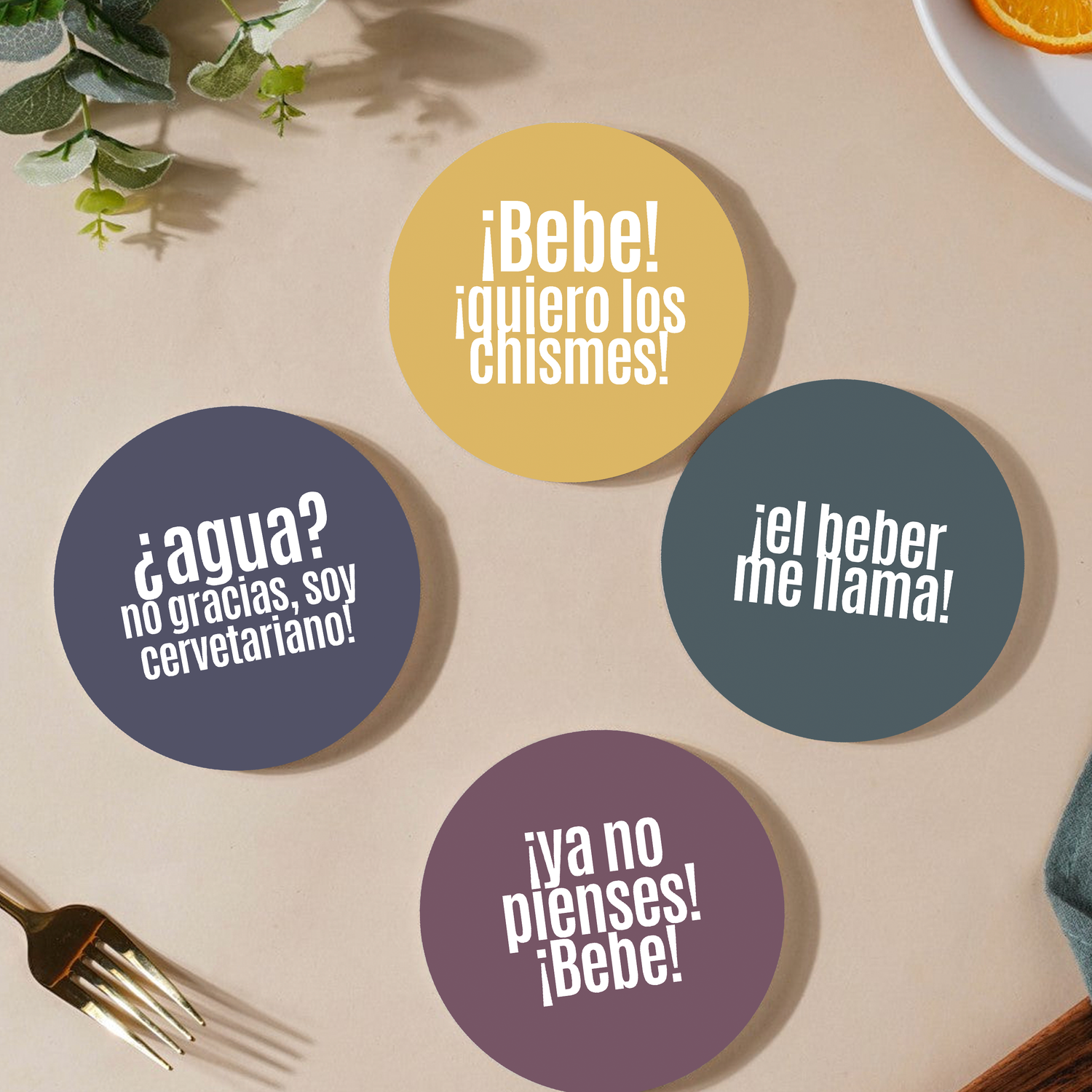 Colección Posavasos ¡El beber me llama!