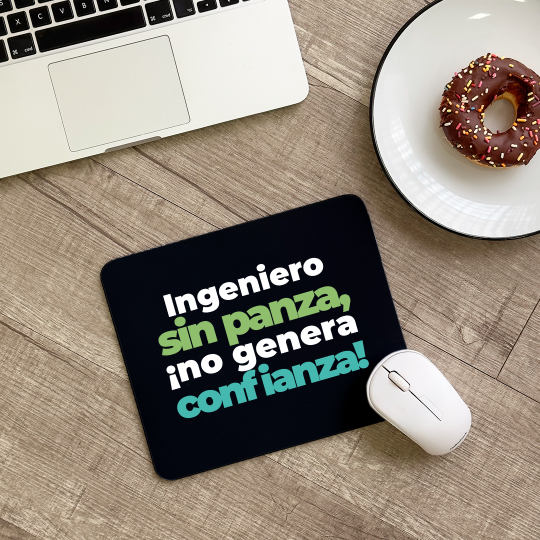 Mousepad Ingeniero sin panza