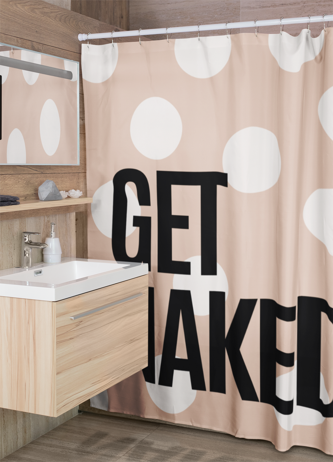 Cortina de Baño: Get Naked!