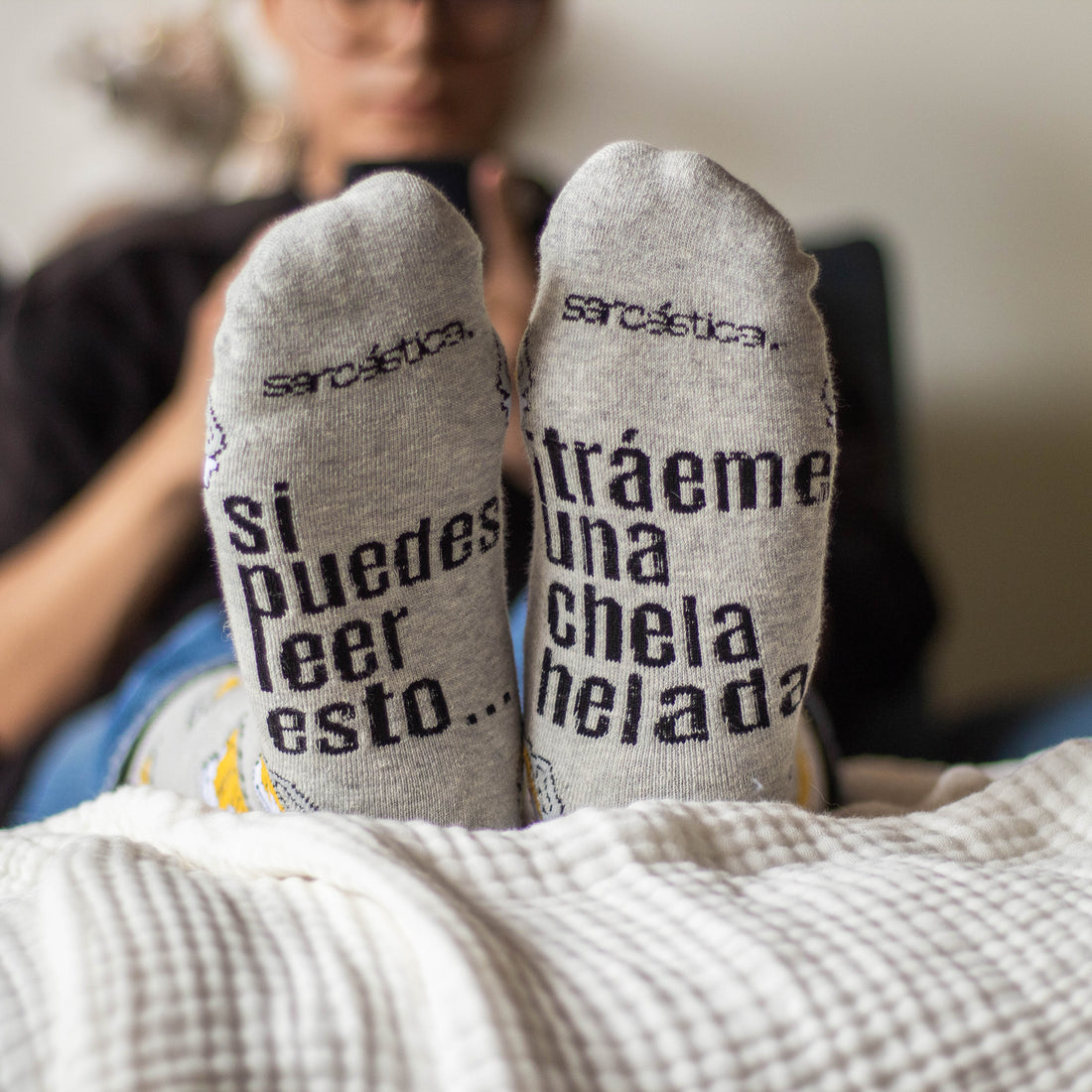 Medias Hom Si puedes leer esto... tráeme una chela helada