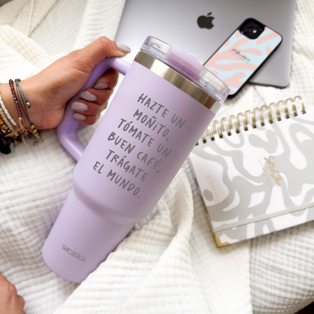 Taza Térmica PRO MAX - Hazte un moñito, tómate un buen café