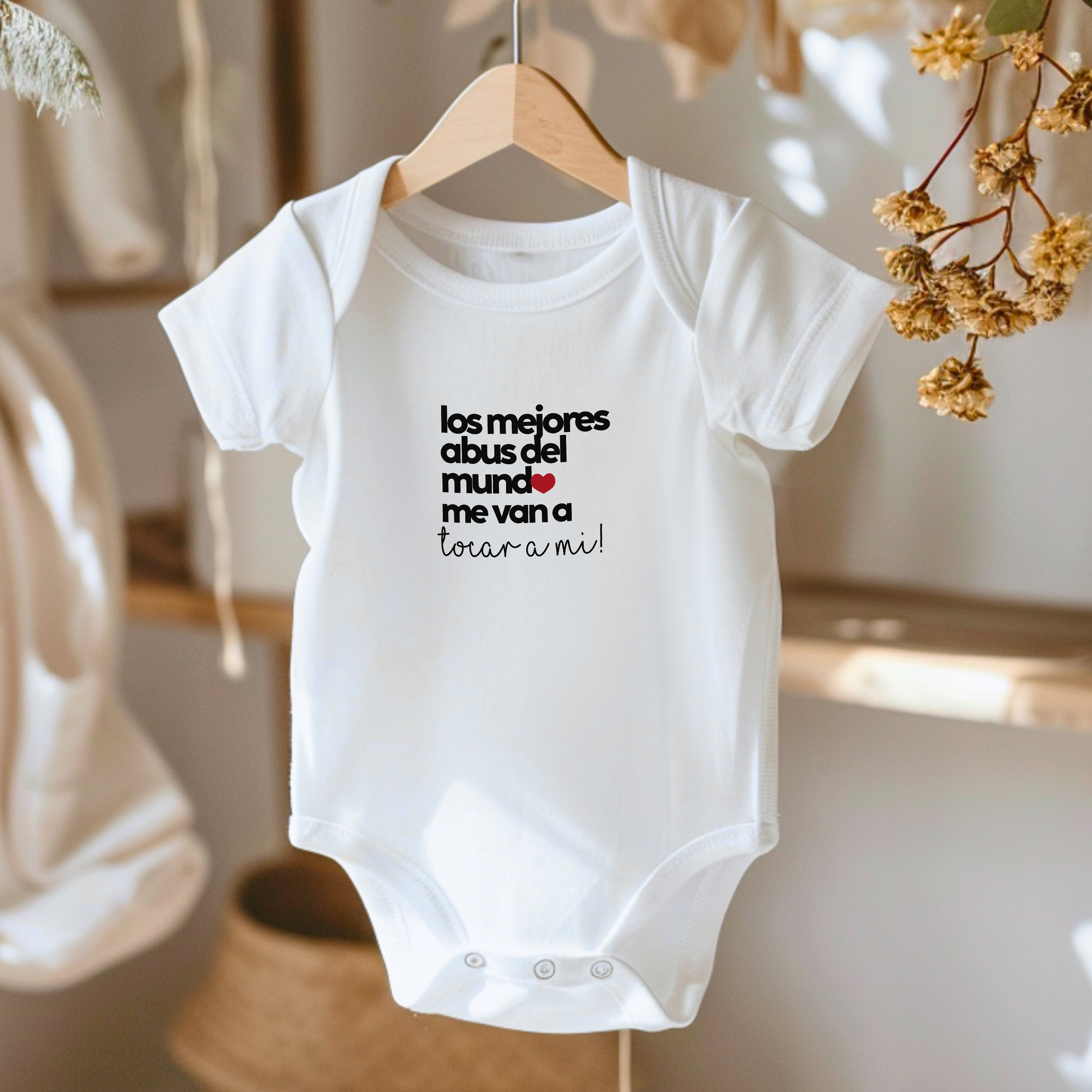 Body para Bebé - Los mejores abus del mundo me van a tocar a mi!