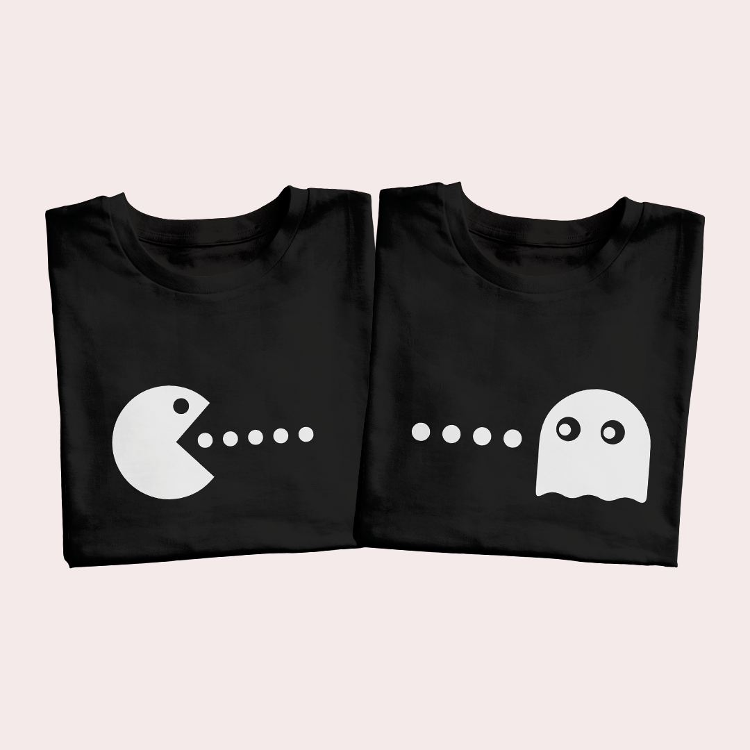 Polos Match Pareja - Pac Man