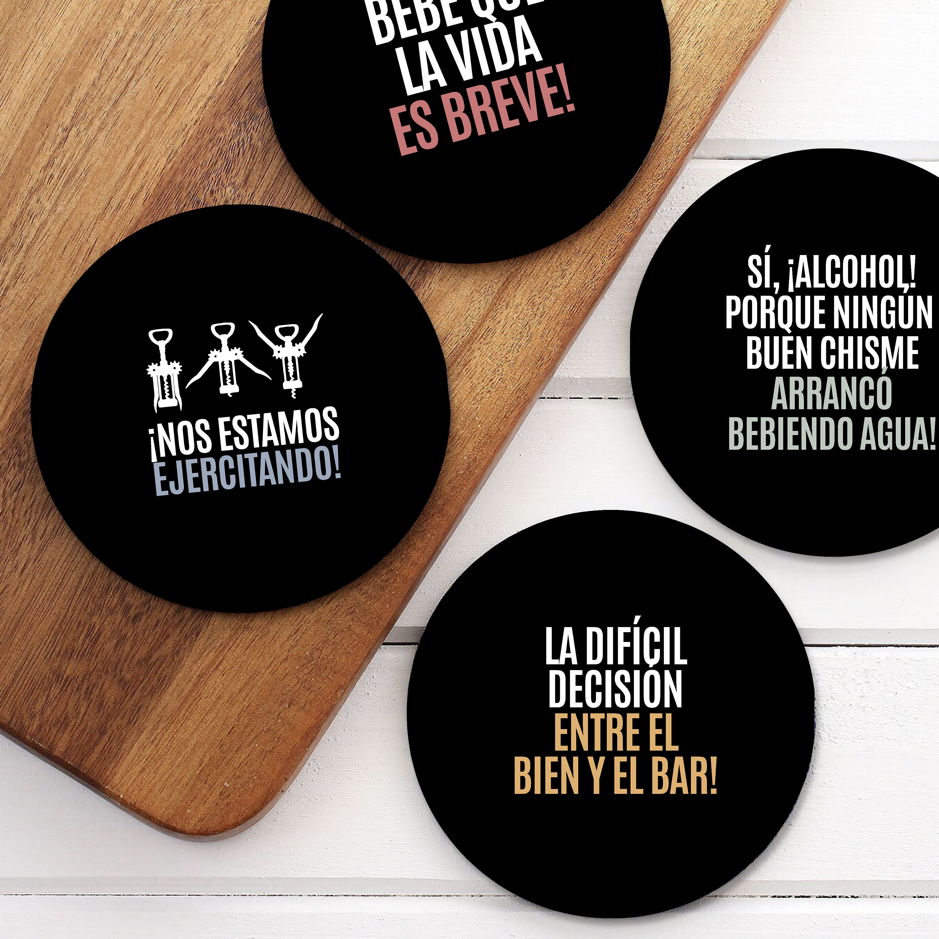 Colección Posavasos ¡Nos estamos ejercitando!