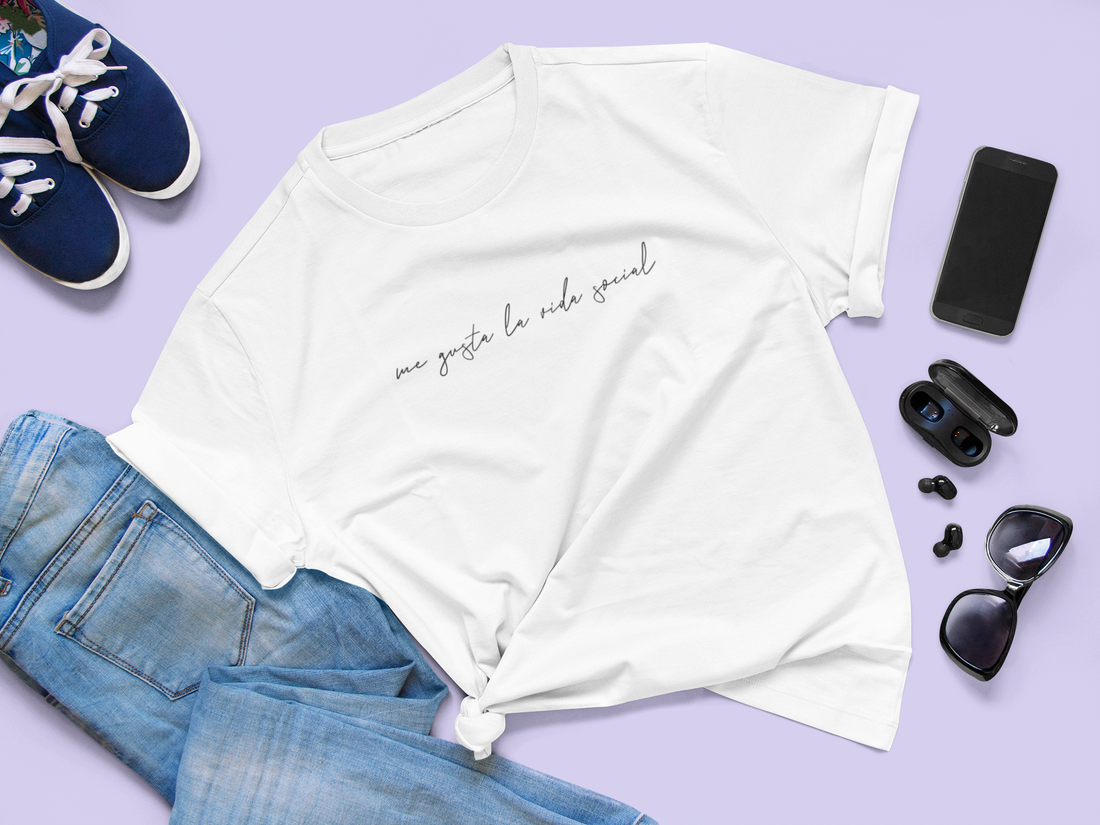 Polo Mujer "Me gusta la vida social"