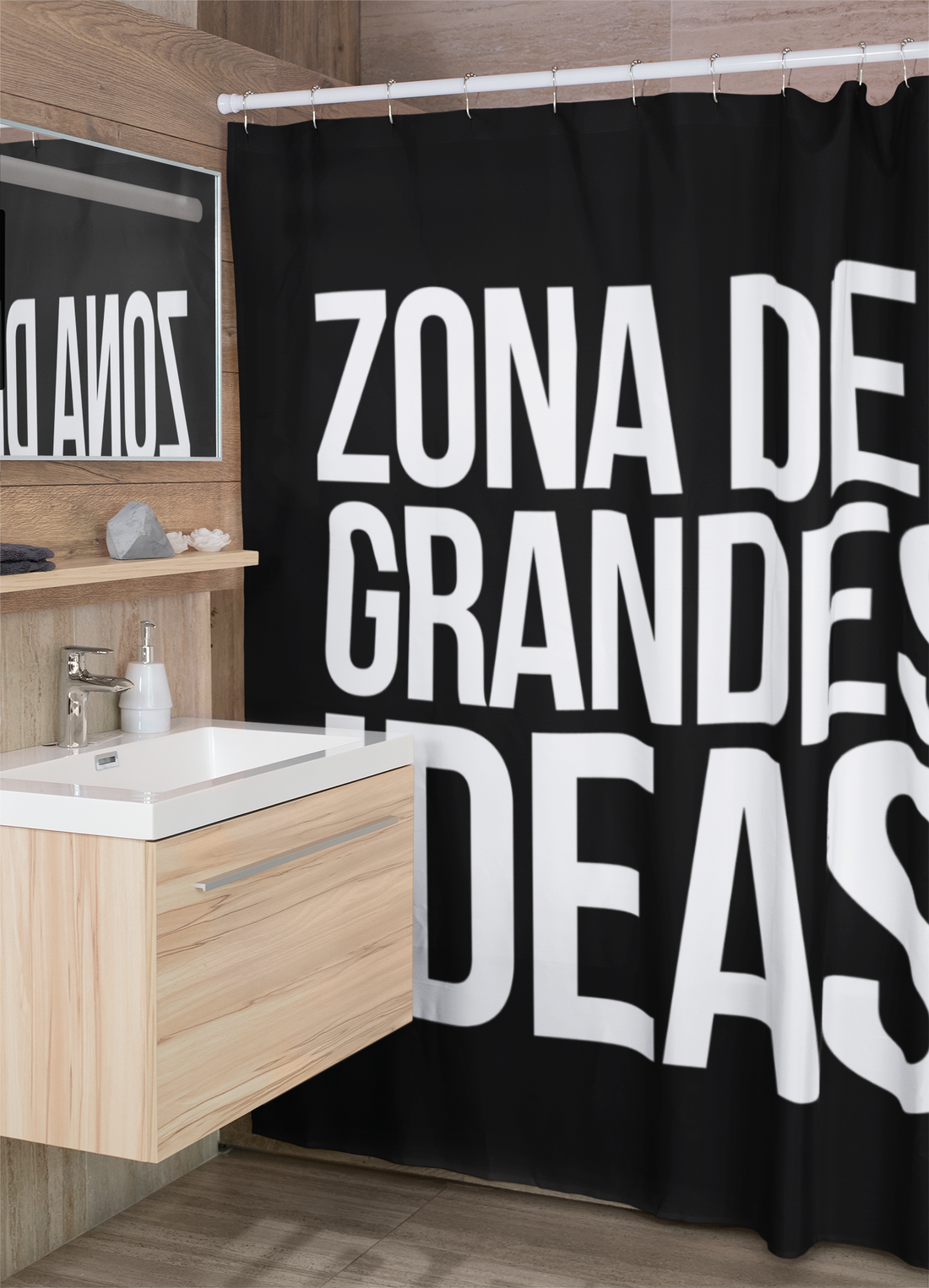 Cortina de Baño: Zona de grandes ideas