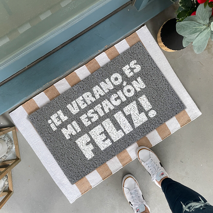 Felpudo Verano ¡El verano es mi estación feliz!