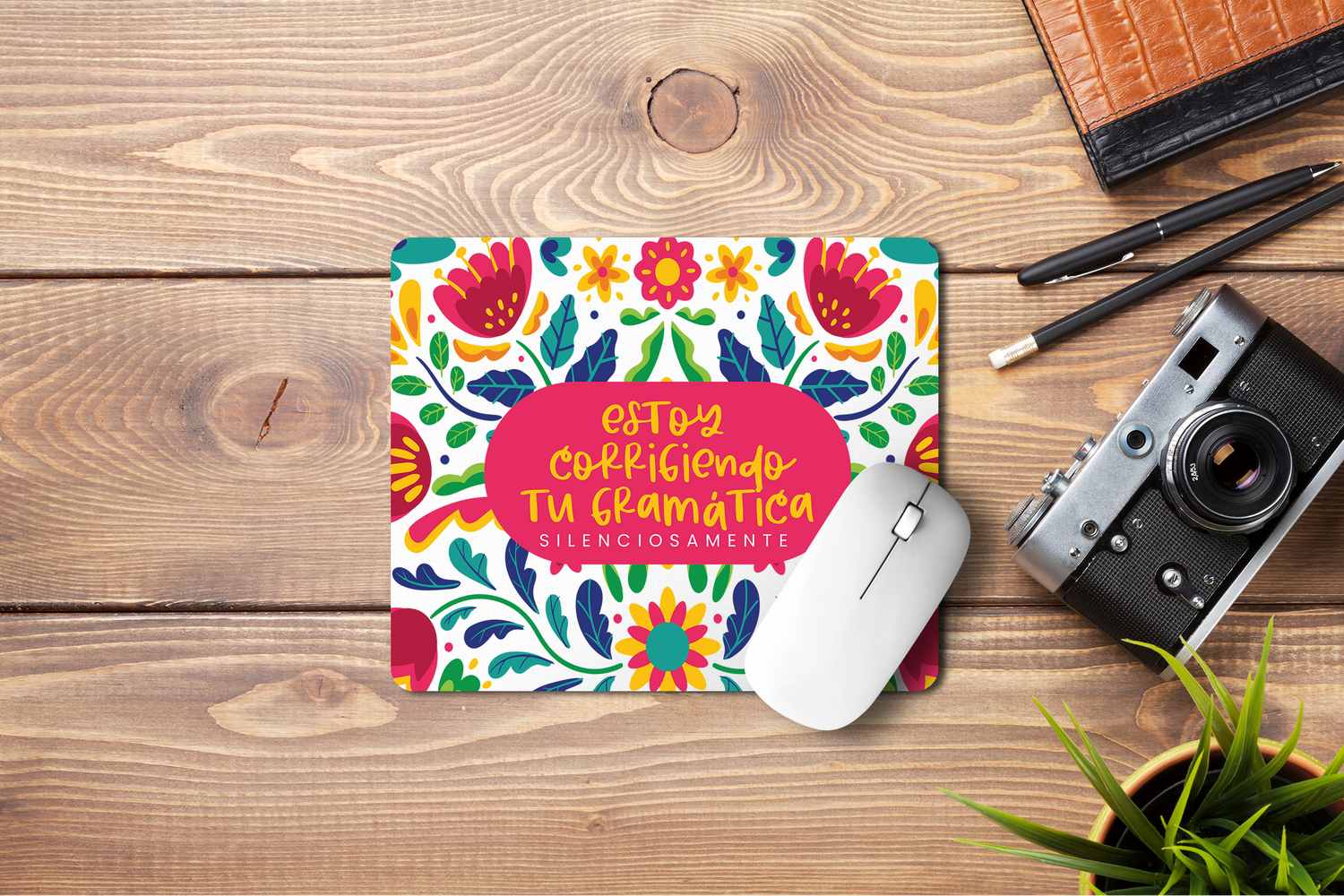 Mousepad Corrigiendo tu gramática