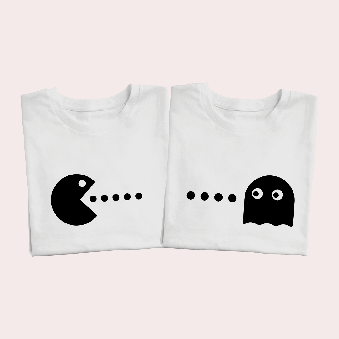 Polos Match Pareja - Pac Man