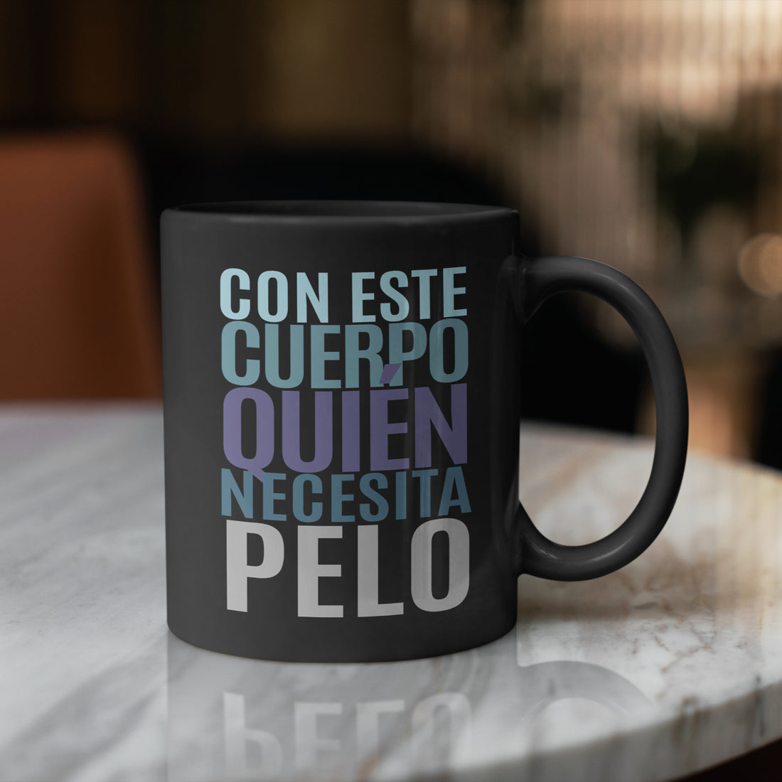 Taza Con este cuerpo quién necesita pelo