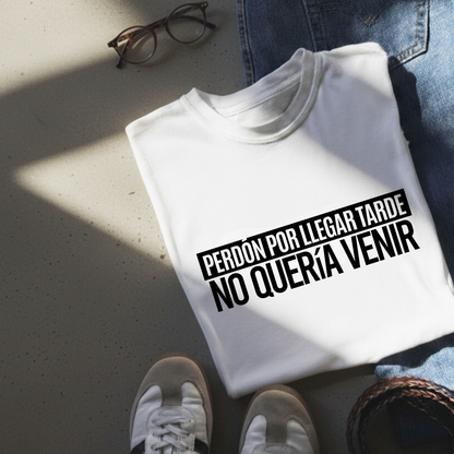 Polo Hombre Perdón por llegar tarde