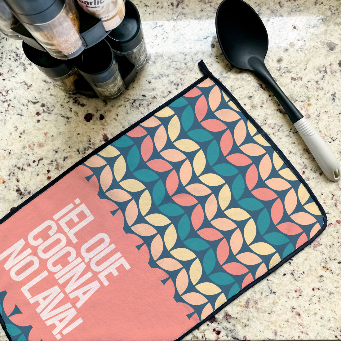 Secador ¡El que cocina no lava! (Diseño Rosa)