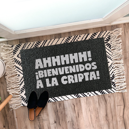 Felpudo Ahhhhh Bienvenidos a la Cripta!
