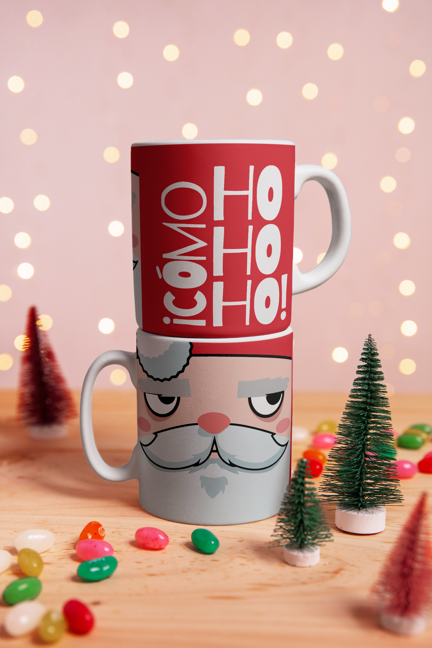 Taza Navideña - Cómo Ho Ho Ho!