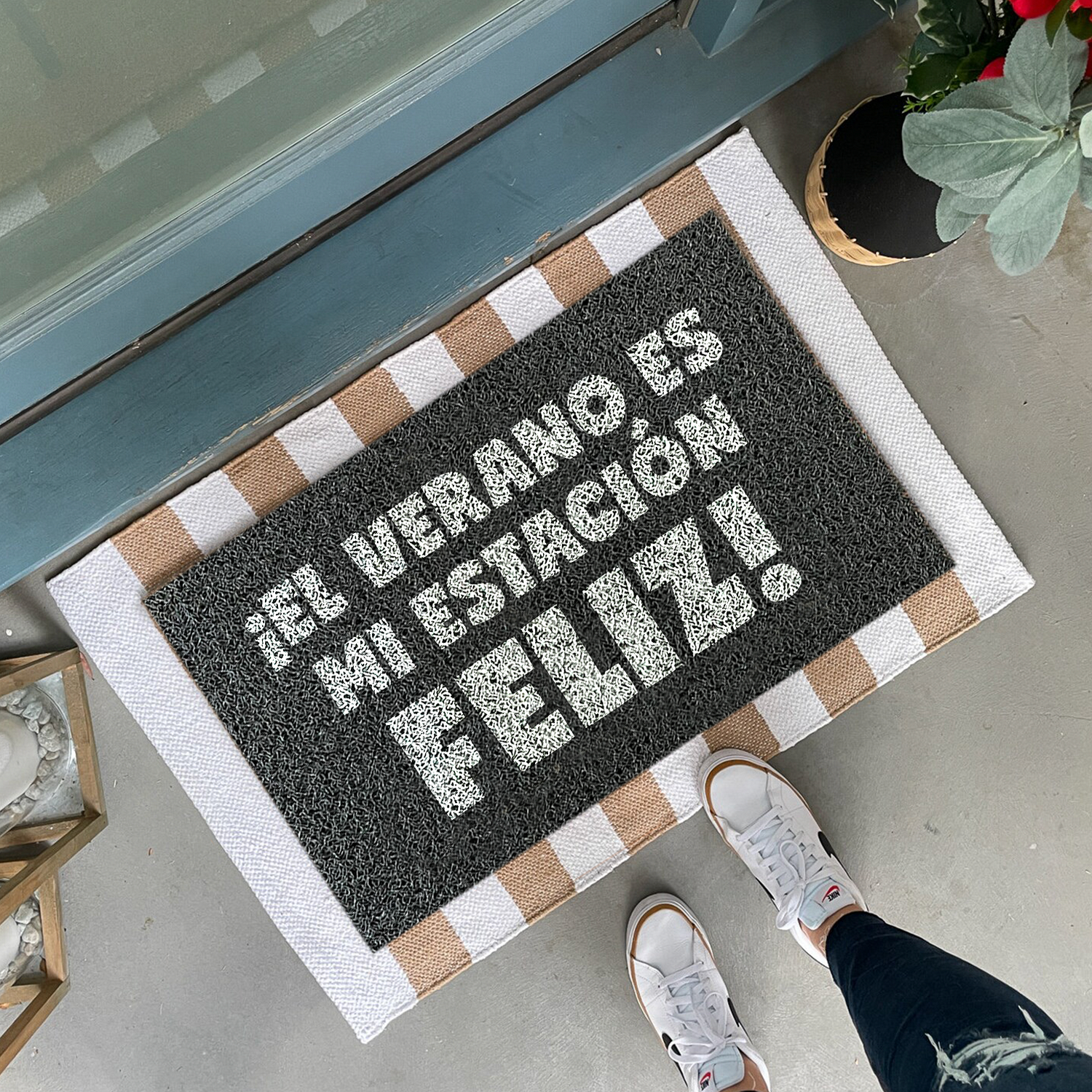 Felpudo Verano ¡El verano es mi estación feliz!