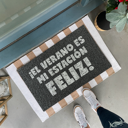 Felpudo Verano ¡El verano es mi estación feliz!