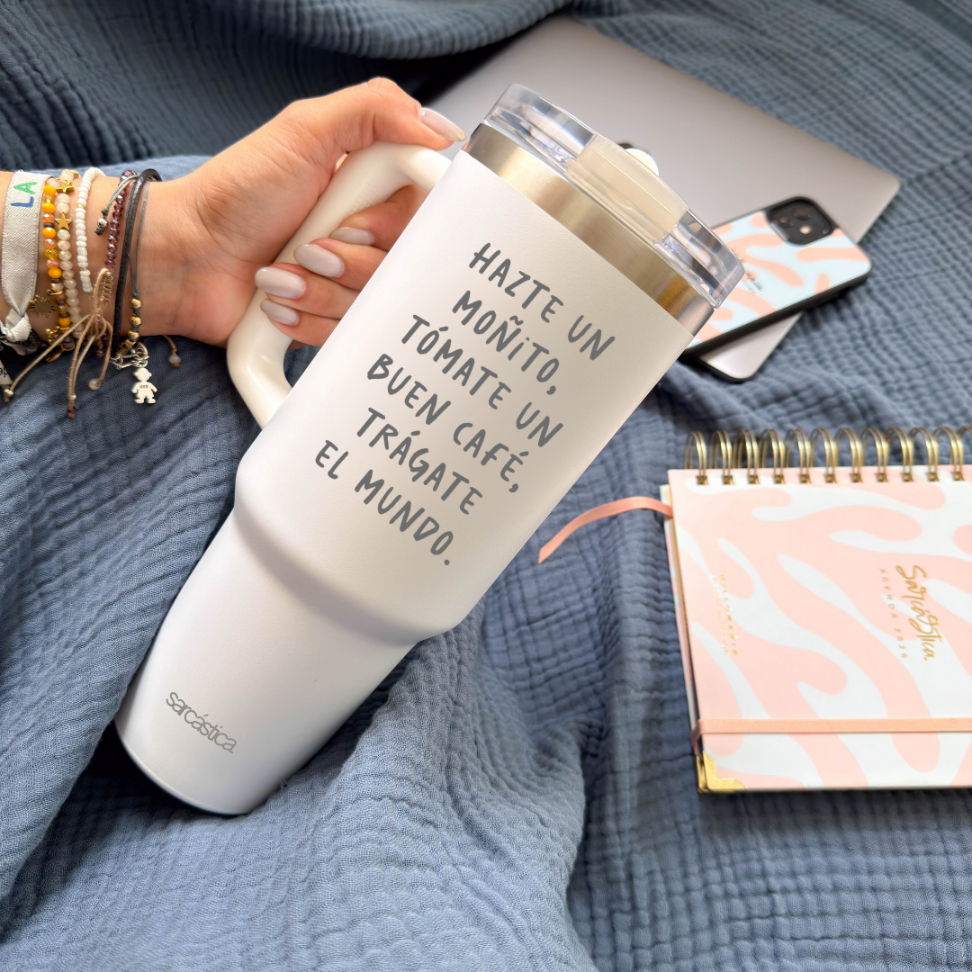 Taza Térmica PRO MAX - Hazte un moñito, tómate un buen café