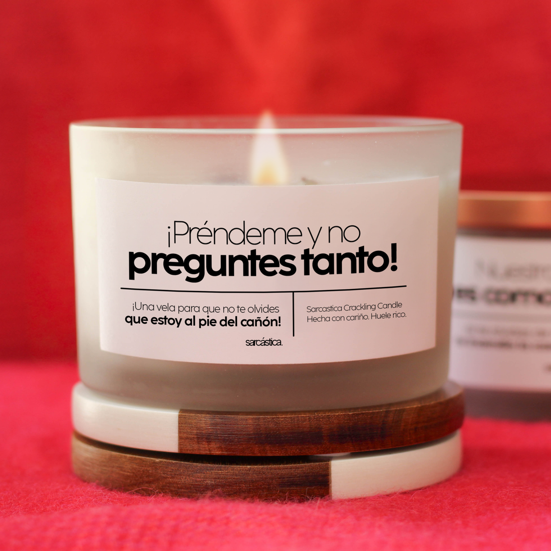 Vela Premium San Valentín - ¡Préndeme y no preguntes tanto!
