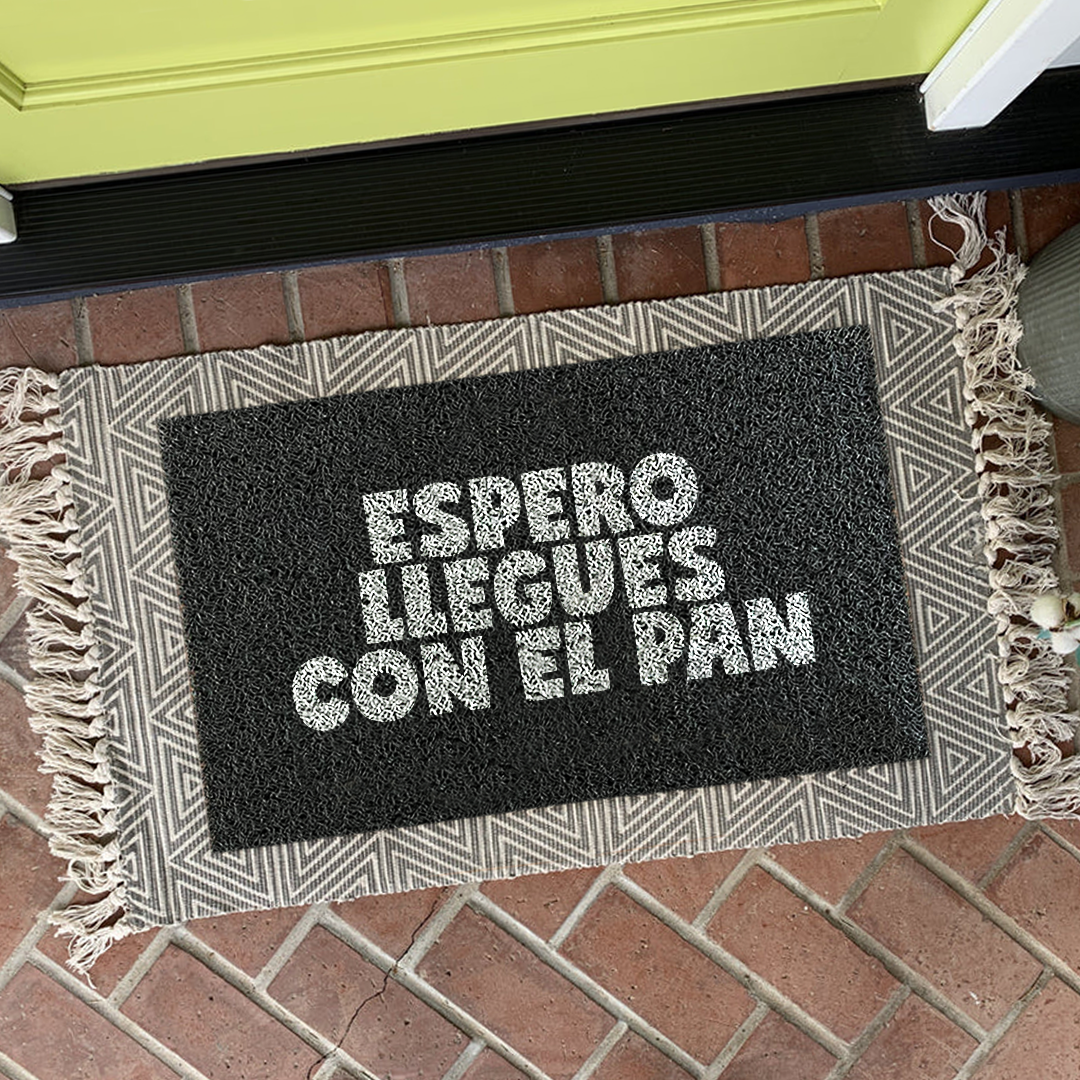 Felpudo Papá Espero llegues con el pan