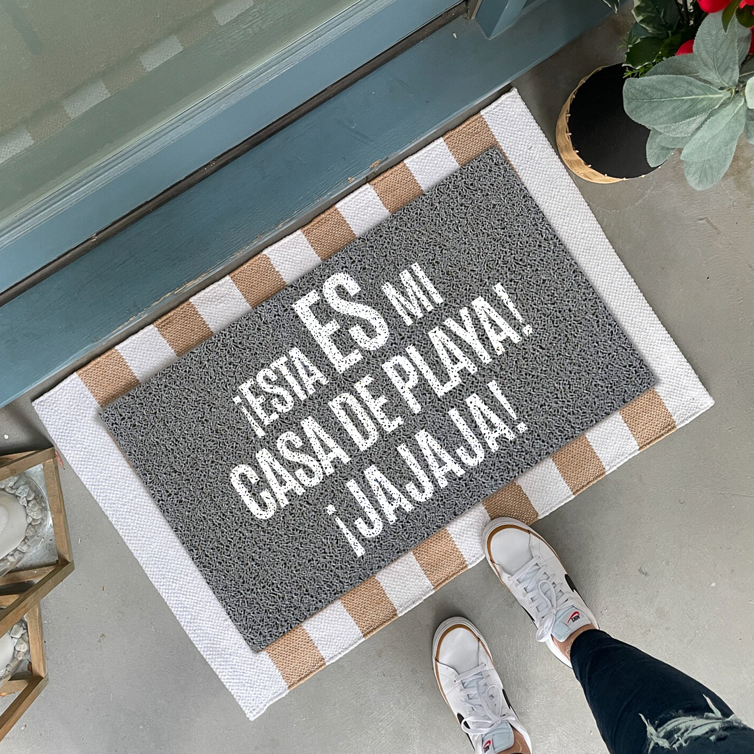 Felpudo Verano ¡Esta ES mi casa de playa! ¡Jajaja!