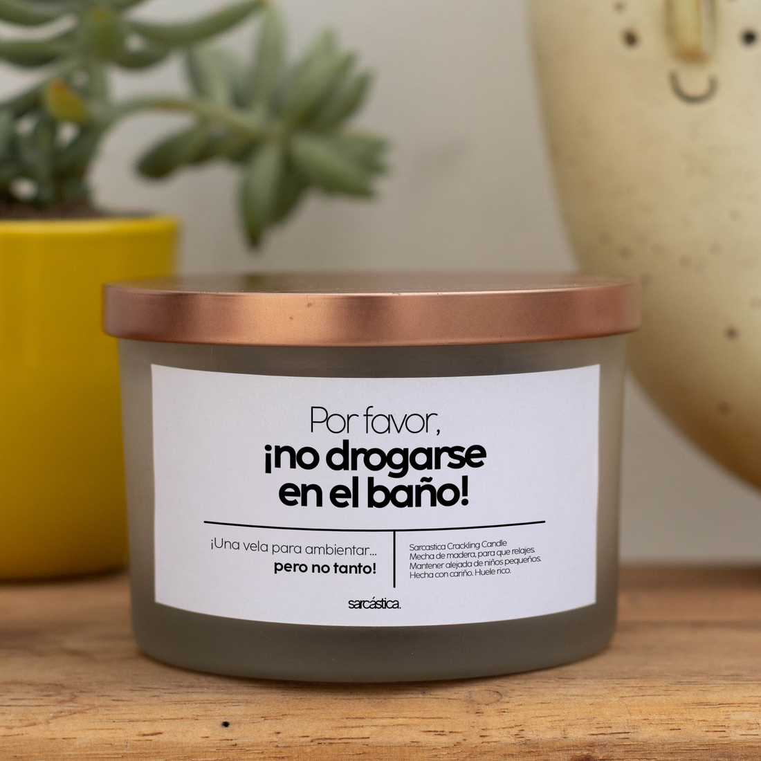 Vela PREMIUM - Por favor, ¡no drogarse en el baño!
