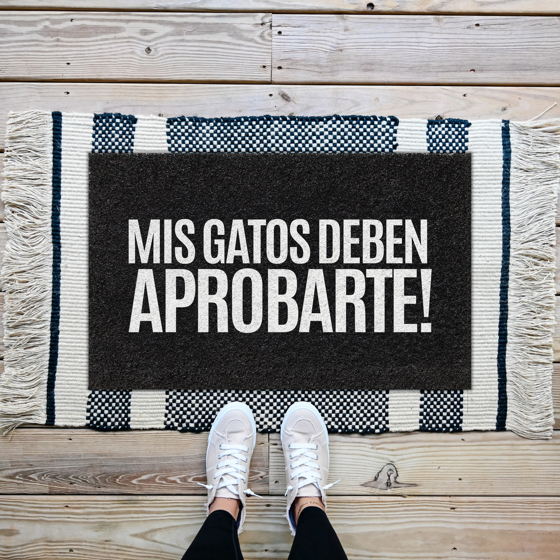 Felpudo Mis gatos deben aprobarte!