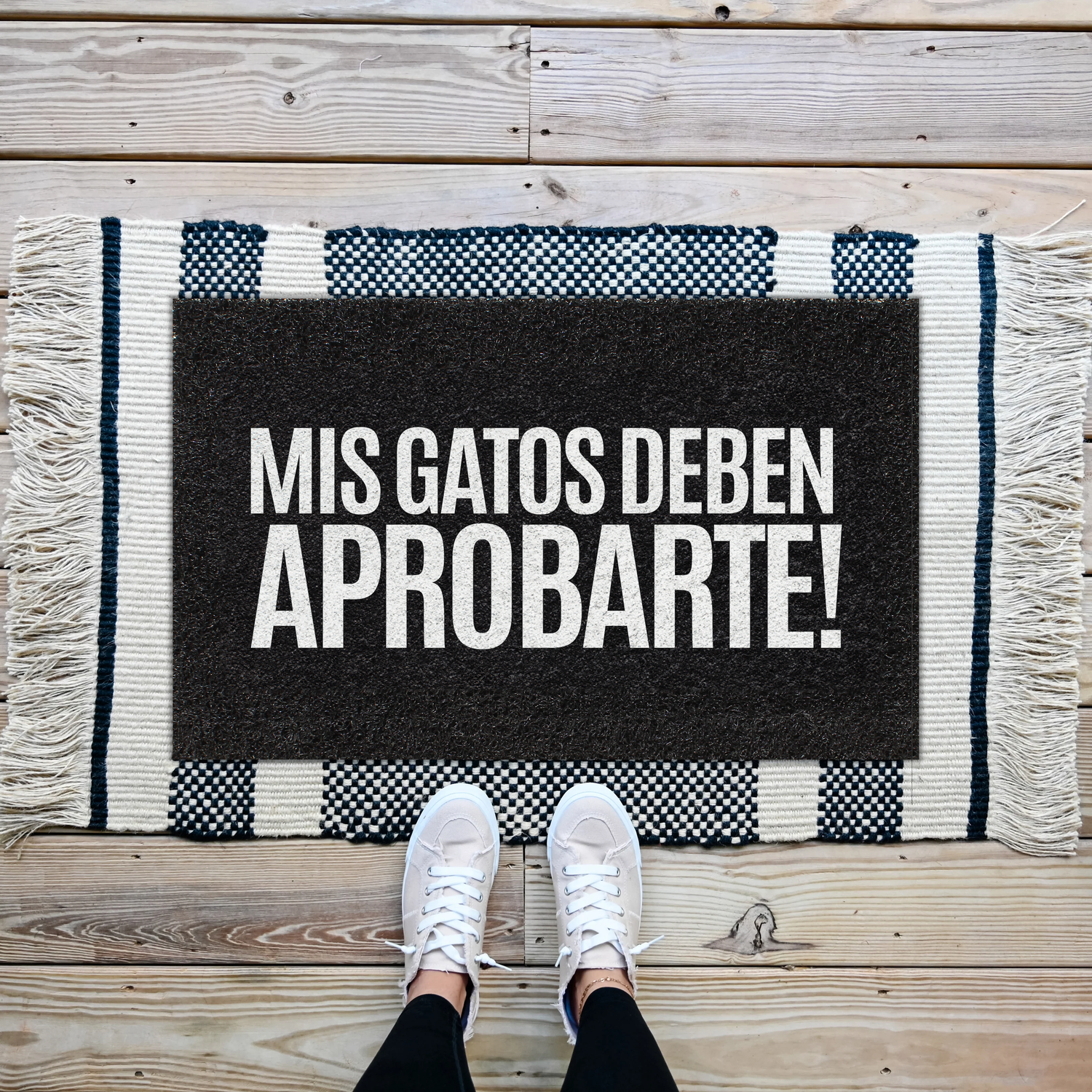 Felpudo Mis gatos deben aprobarte!