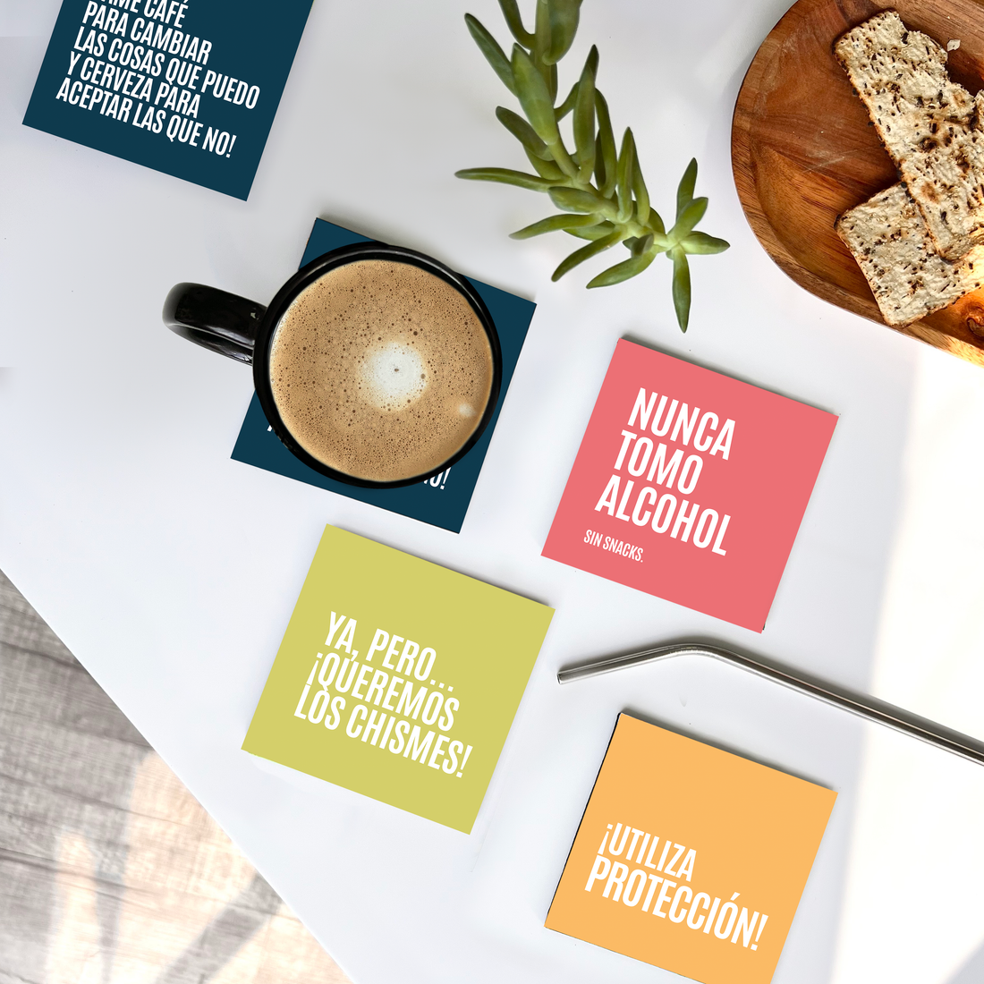 Colección Posavasos Color "Queremos los chismes"