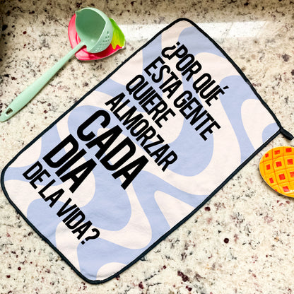 Secador ¿Por qué esta gente quiere almorzar cada día de la vida?