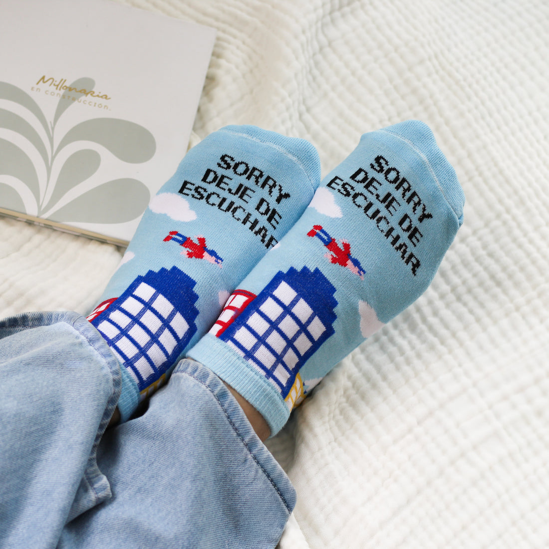 Medias Sorry dejé de escuchar (fem)