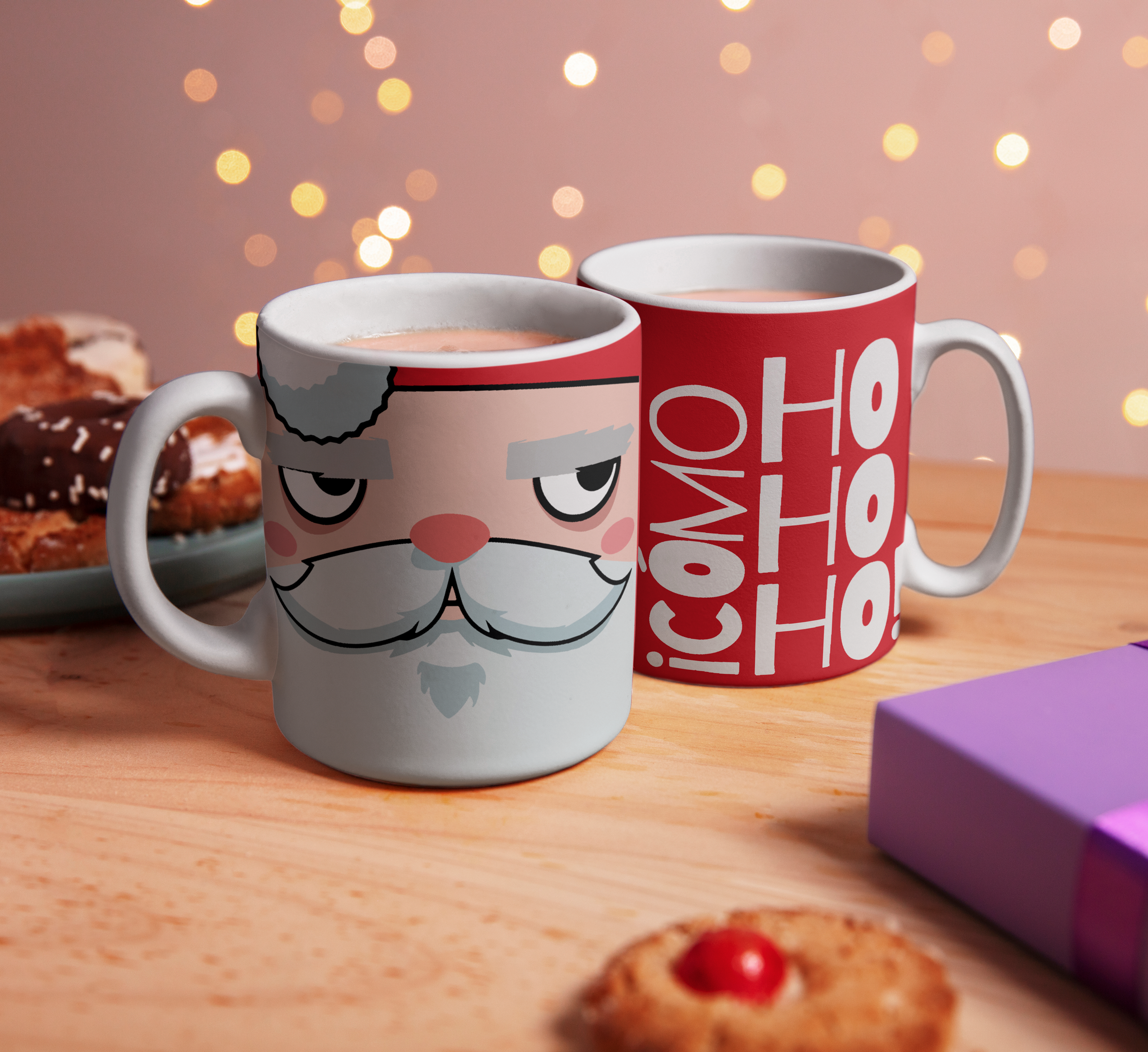 Taza Navideña - Cómo Ho Ho Ho!