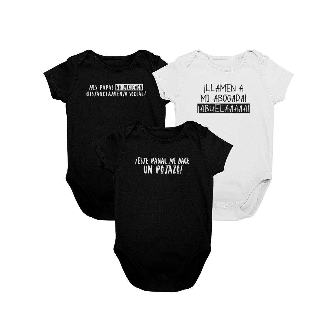 Body de Bebé - Pack X3