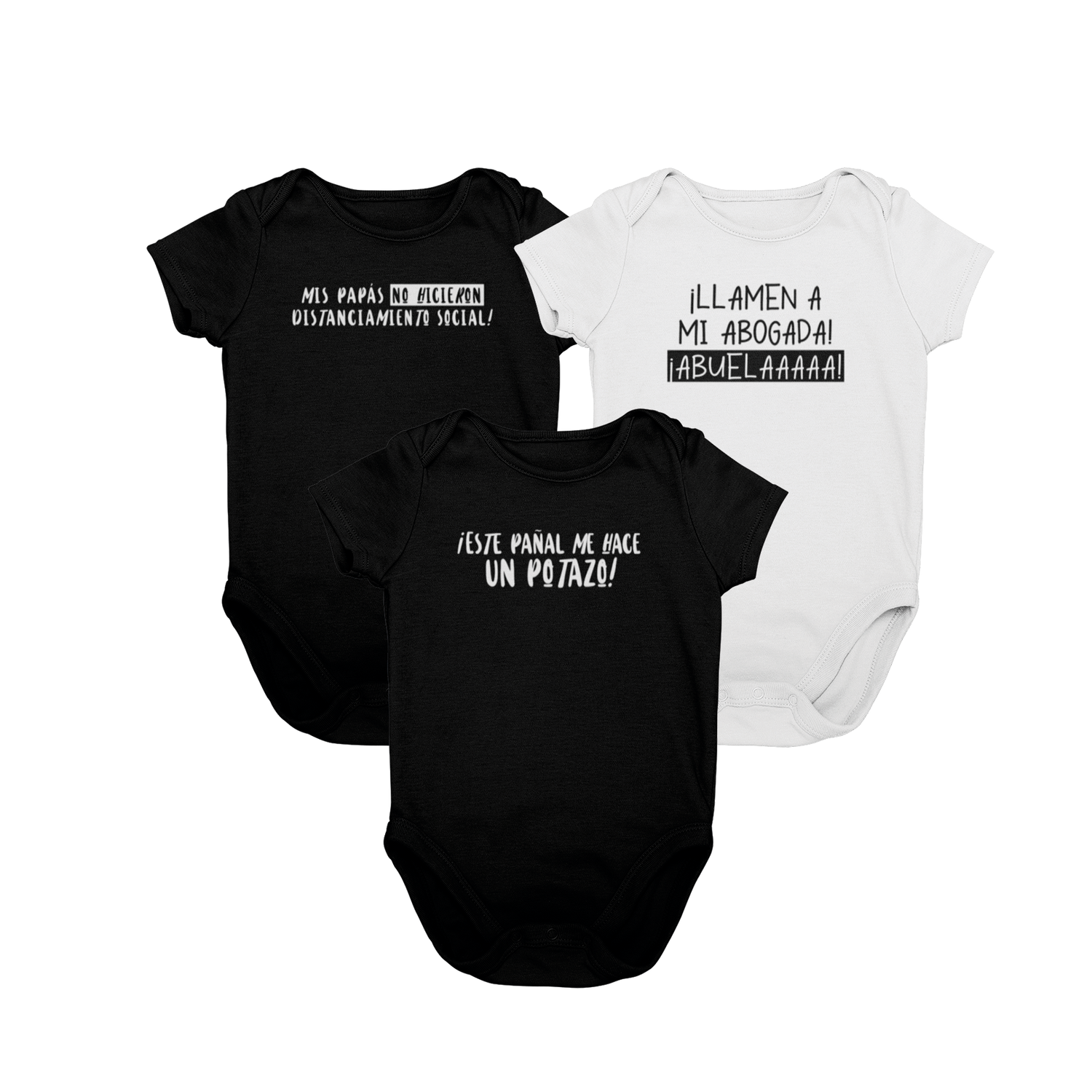 Body de Bebé - Pack X3