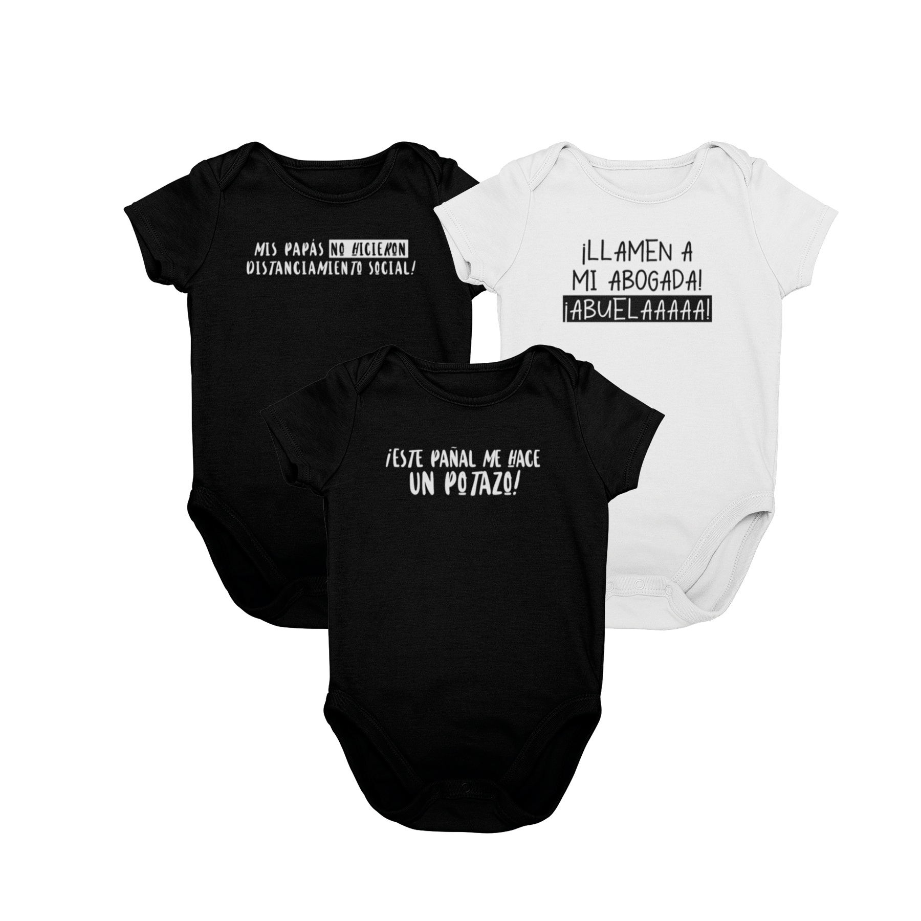 Body de Bebé - Pack X3