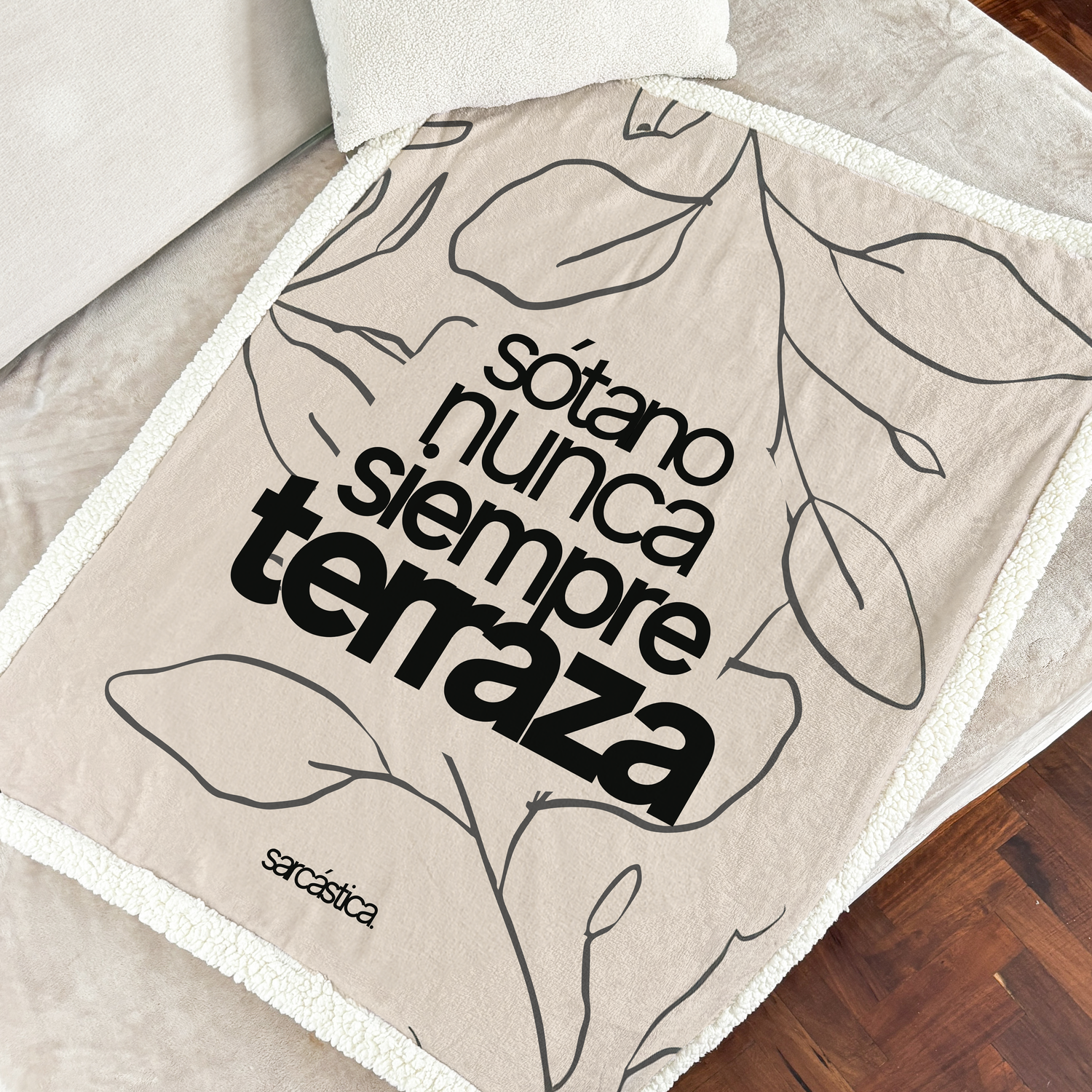 Manta Sótano nunca siempre terraza