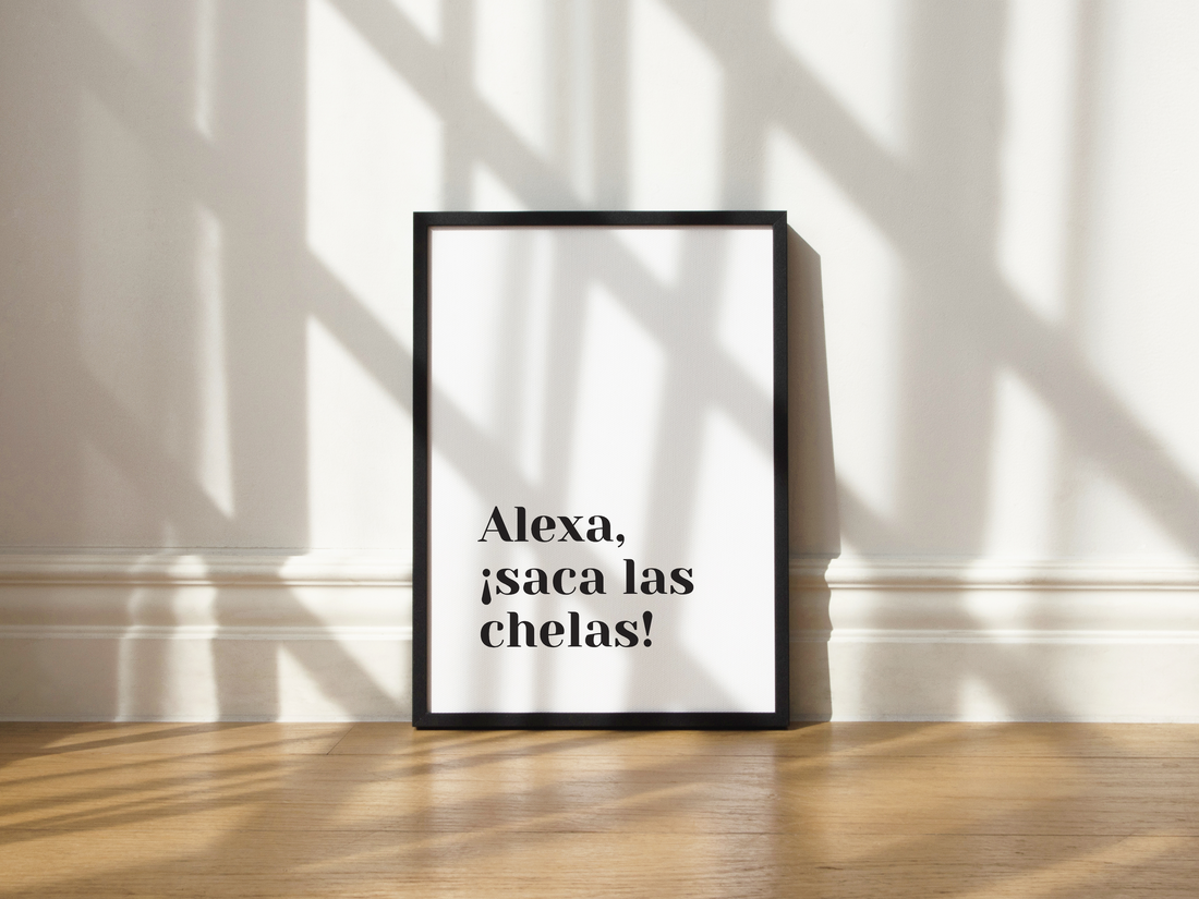 Cuadro Alexa, ¡saca las chelas!