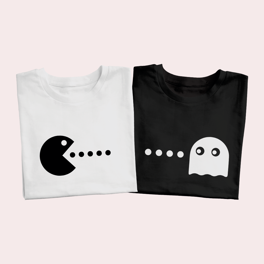 Polos Match Pareja - Pac Man