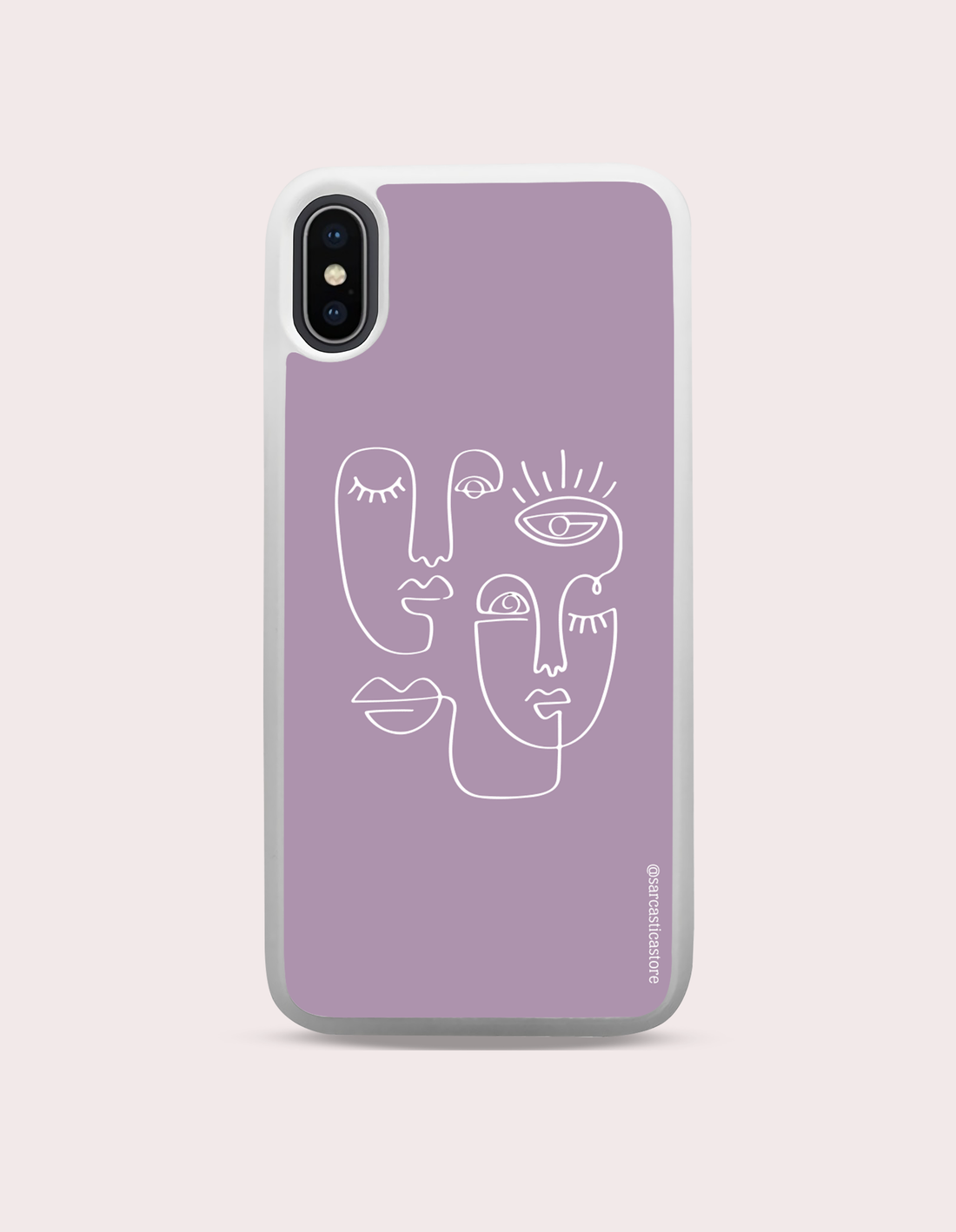 Case Arte Lineal - Lila